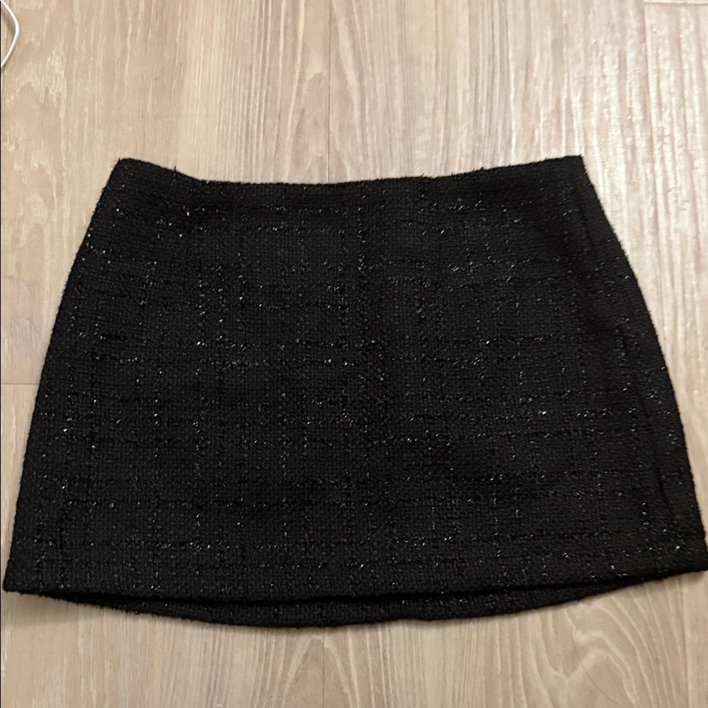 White Fox Boutique Black Mini Skirt